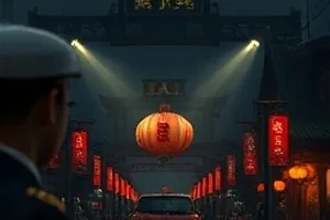 麦田尽头封面，麦浪尽头的红顶小屋与电线