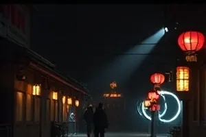 霜降之后剧集封面，秋日晒场的玉米堆与半开的木门